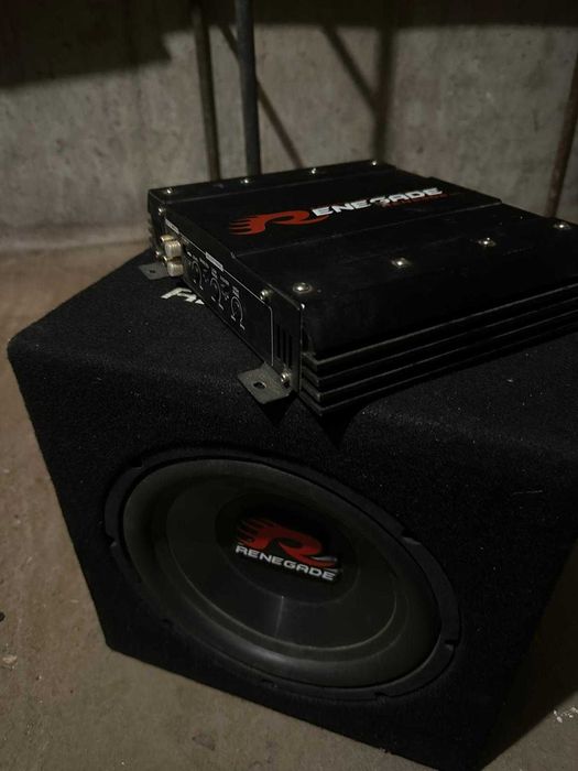 Pachet Bass Auto: Subwoofer + 2 Amplificatoare RXA550 + Magnat 1200W