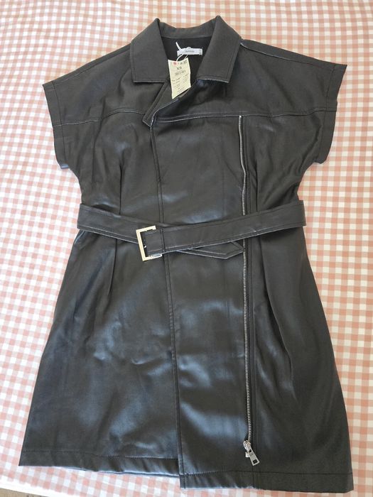 Rochie imitație de piele