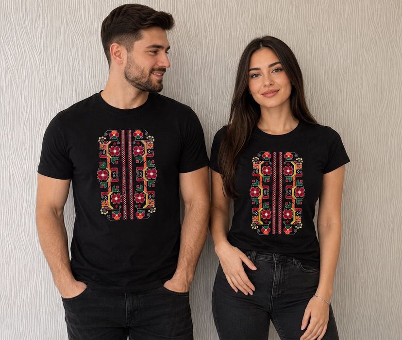Тениски с бродерия / тениска с бродирани шевици