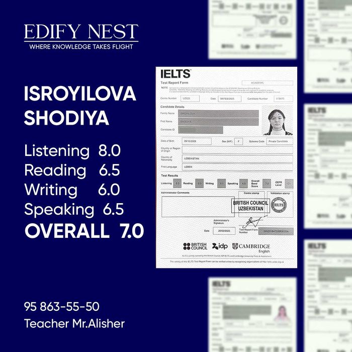 English and IELTS в центре Ташкента