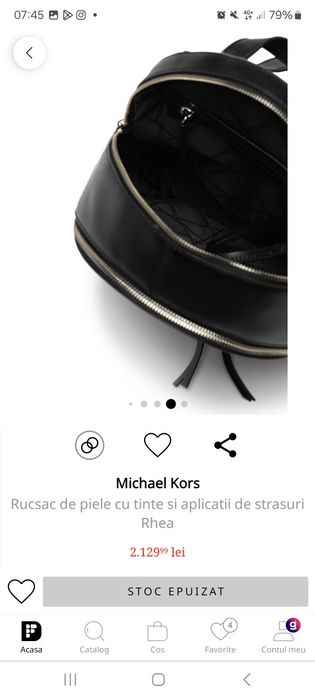Vând ghiozdan MK original, ca nou