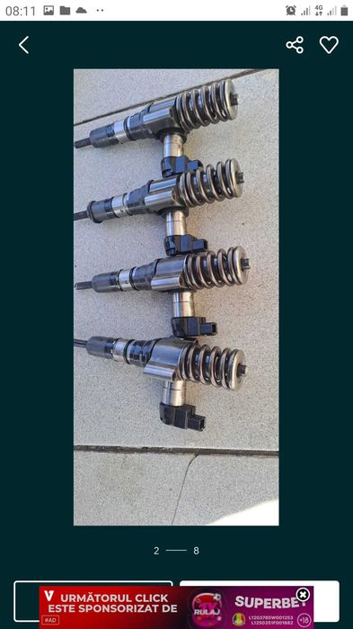 Injectoare Audi a4 cod motor BRD