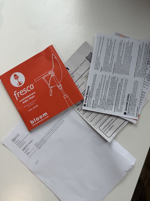 Стол за хранене Bloom fresco silver от 0 до 8г.