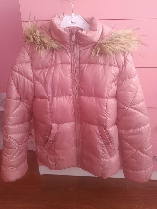 Детско яке НМ с пухена качулка