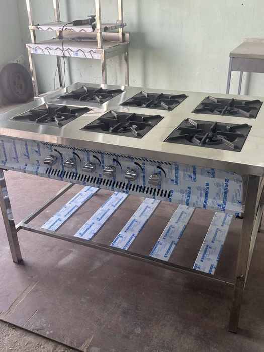 Газ плита из нержавейки поднимаем заказ