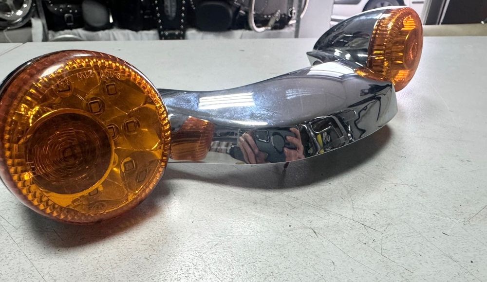 Оригинални LED мигачи (със стойка) за Harley Davidson Turn Signal Bar