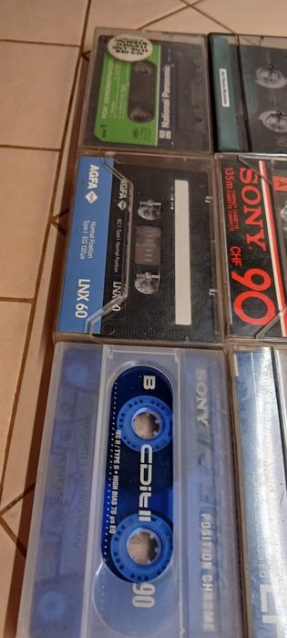 Casete audio TDK  Sony , Jvs, BASF...etc