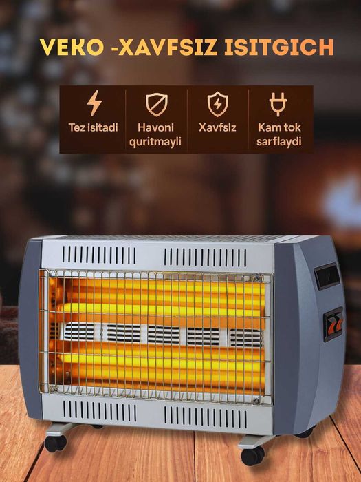 Электрический обогреватель печка VEKO