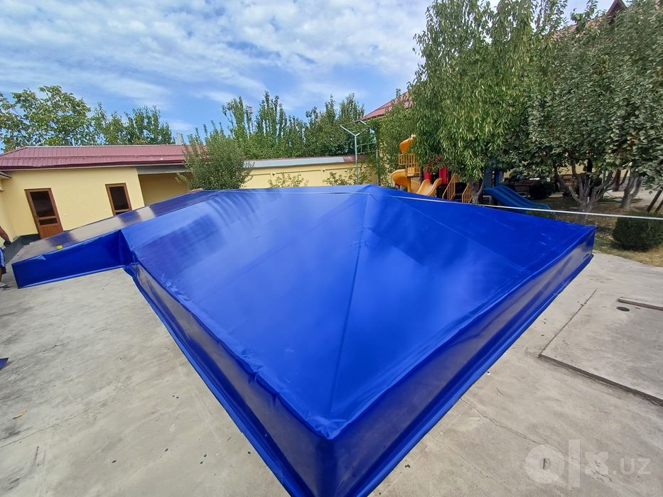 Бассейн Бассен банер баннер тент bassen baner banner tent установка ки