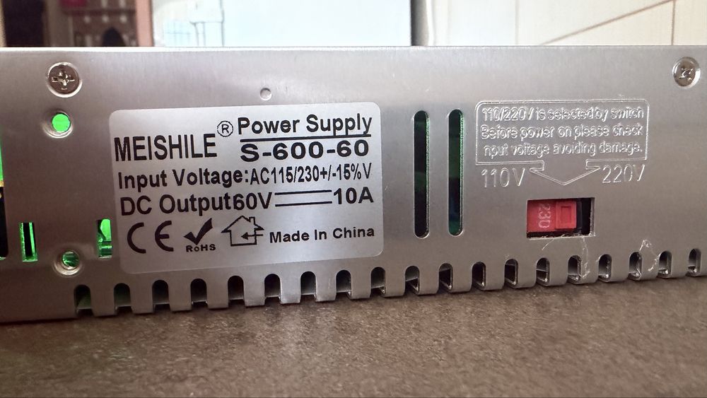 Sursa alimentare 60V, 10A, 600w