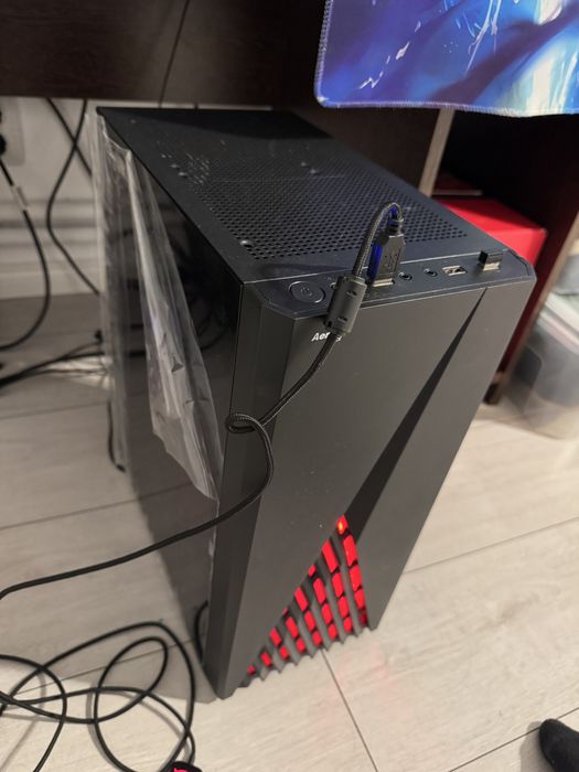 Unitate PC Gaming AMD Ryzen 5 5500 / Monitor Lenovo 144Hz + Periferice