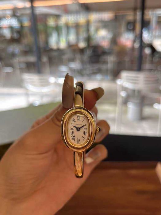 Кварцов дамски часовник Cartier Baignoire Mini