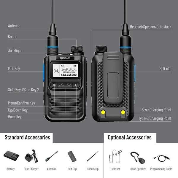 Quansheng M7 – компактнa DMR цифрова+analog  радиостанция 3W