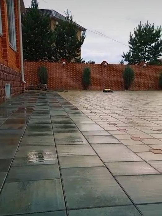 Укладка брусчатки и асфальт