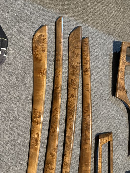 Махагонови  лайсни BMW E60 E61 фейс