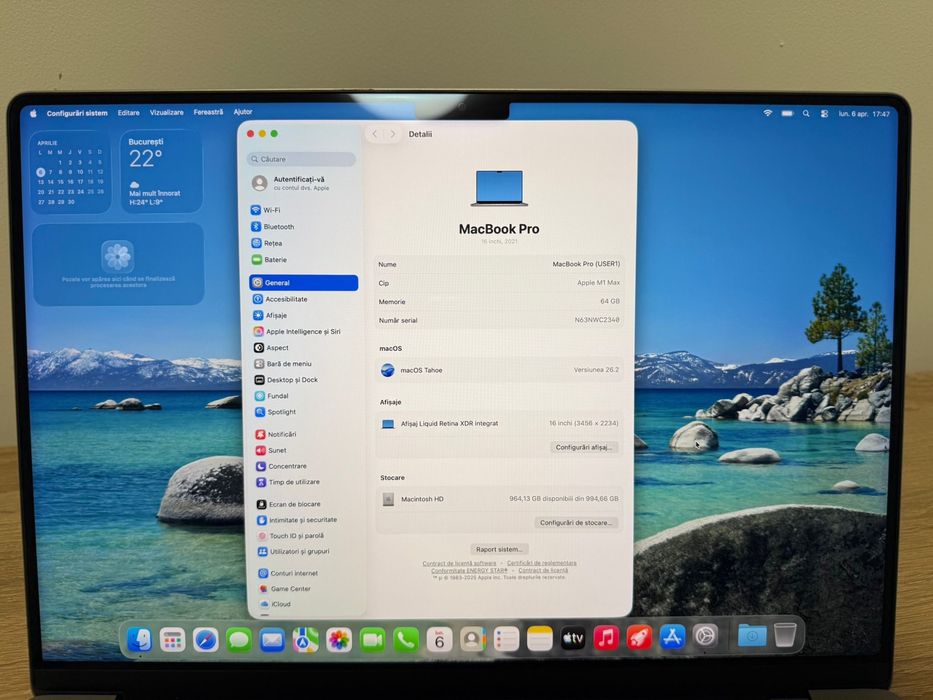 MacBook Pro 2021 | M1 MAX | 64 GB RAM | 1 TB  SSD
