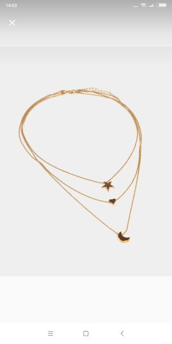 Ayollar uchun uch qismli bo'yin zanjir chokeri