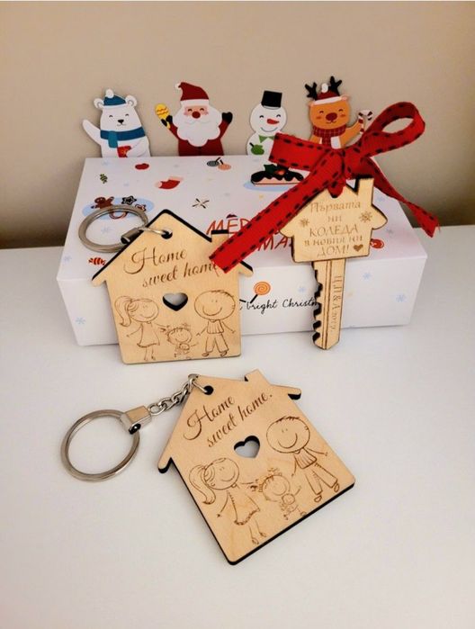 Ръчно изработени ключодържатели.