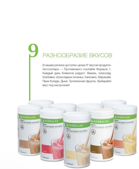 Продукция Herbalife