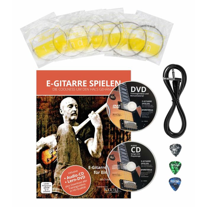 Set complet chitara Electrica Rocktile ProST60BK cu amplificator +husa