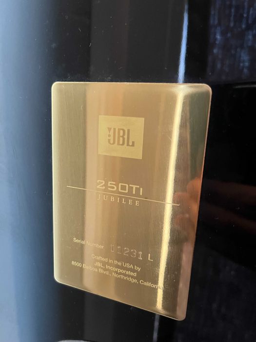JBL 250 Ti Jubilee пиано лак , ТОП състояние, цена като нови 16 000DM