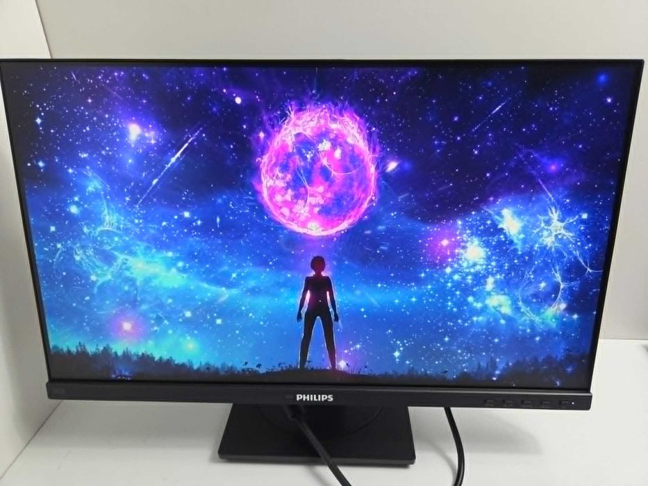+Гаранция! IPS HDMI + тонколони говорители Монитор Philips 242B1 23.8"