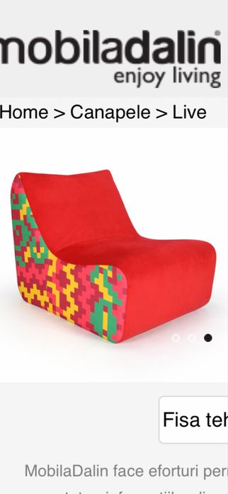Fotolii mobila Dalin noi / impecabile