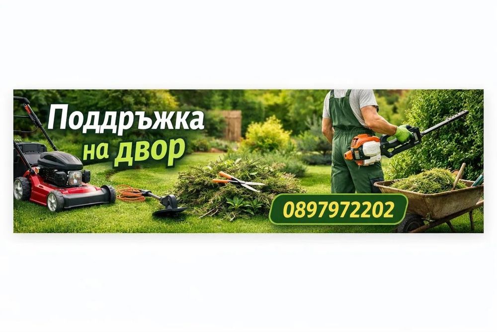 Поддръжка на дворове, градини и паркове