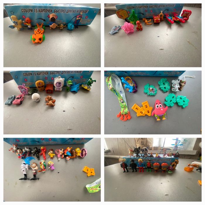 Киндеры от 100 до 3000 тг можно на обмен