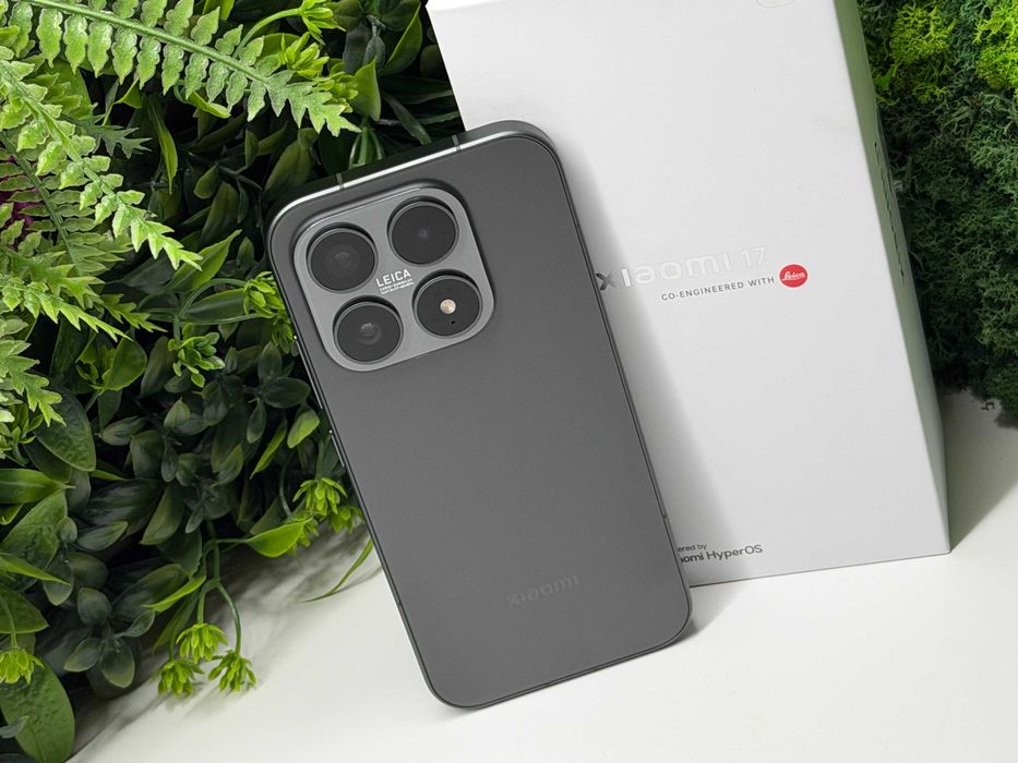 ! КаТо НоВ ! Xiaomi 17 256GB Black 1г Гаранция