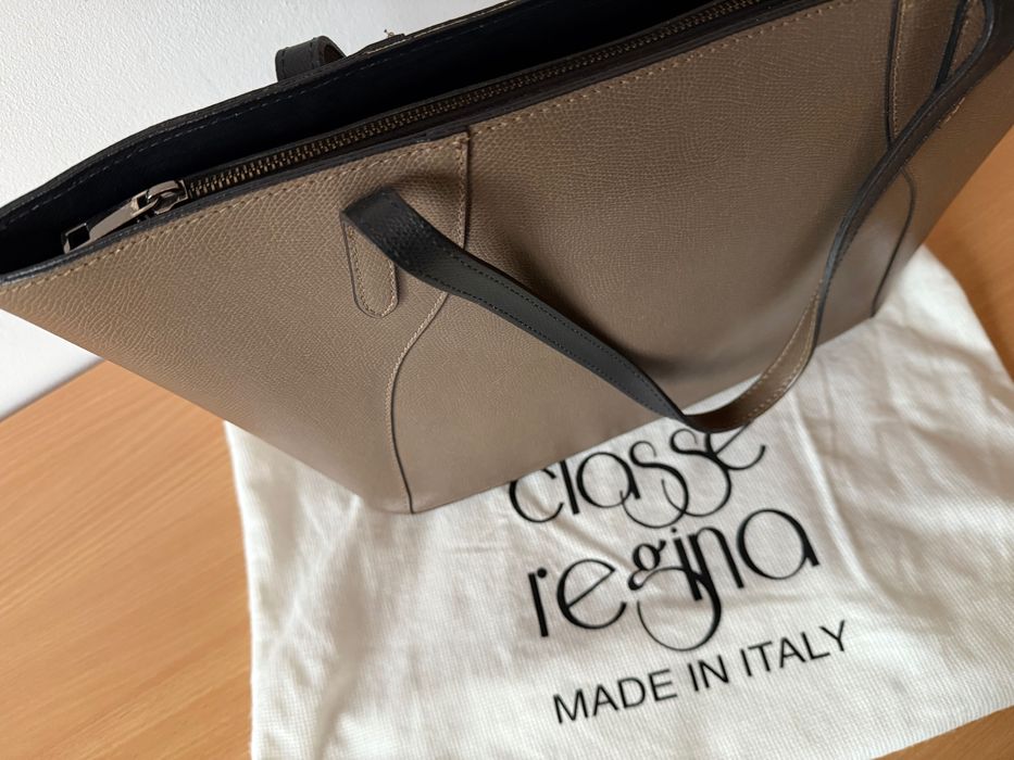 Оригинална дамска чанта CLASSE REGINA – естествена кожа, Made in Italy