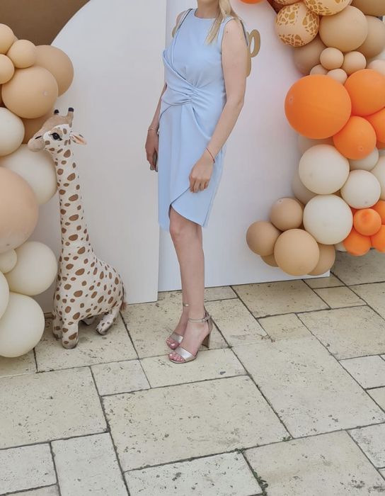 Rochie bleumarin deschis picasso