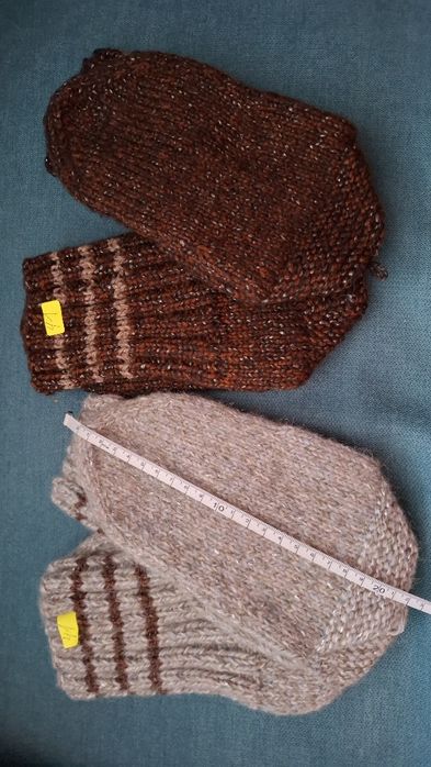 Ръчно плетени мъжки чорапи