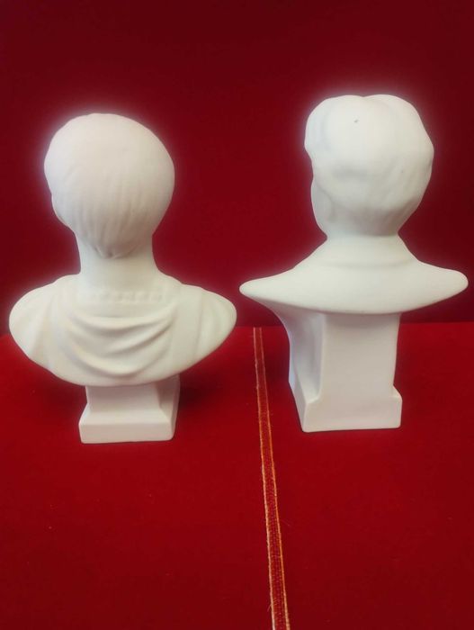 Busturi portelan - Traian si G. Enescu