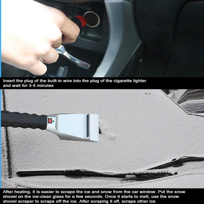 Racleta auto electrica pentru dezghetarea parbrizului. Noua!