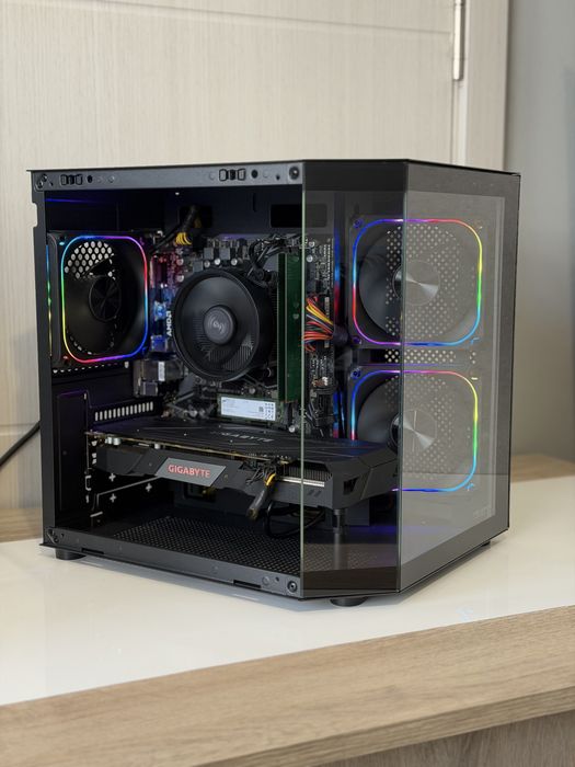 Геймърски компютър Ryzen 5 3600, GTX1660, 16GB RAM