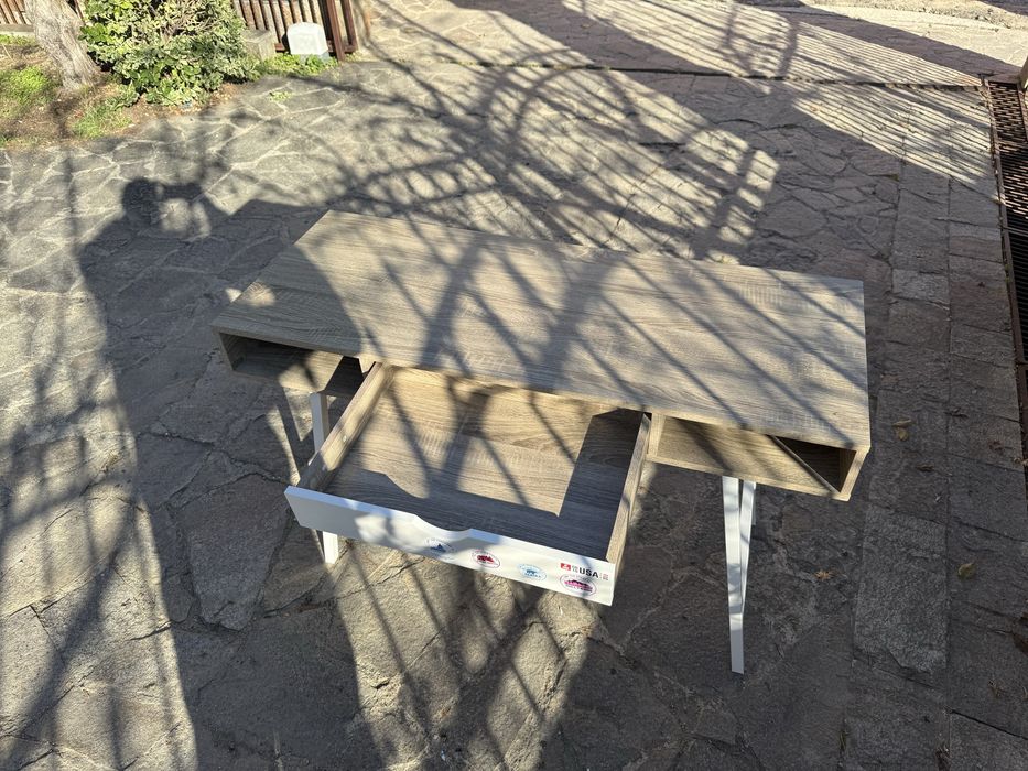 Бюро ABBETVED 48x120 цвят светъл дъб/бяло