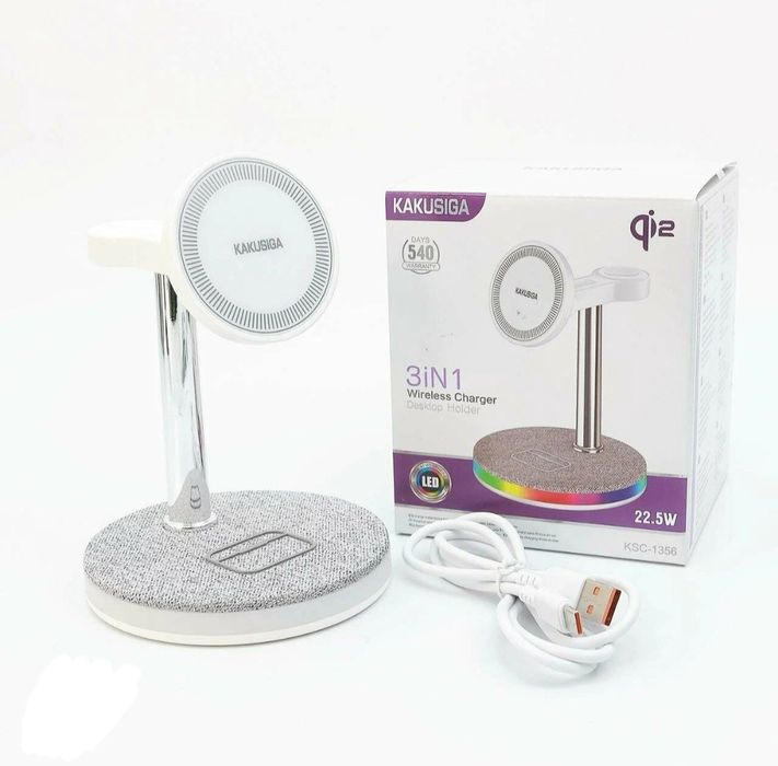 Зарядка беспроводная 3в1