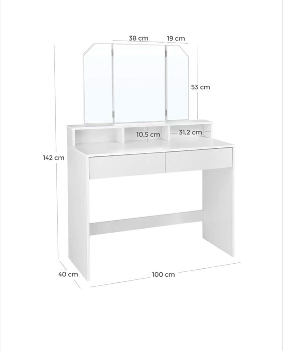Masa de toaleta utilizata