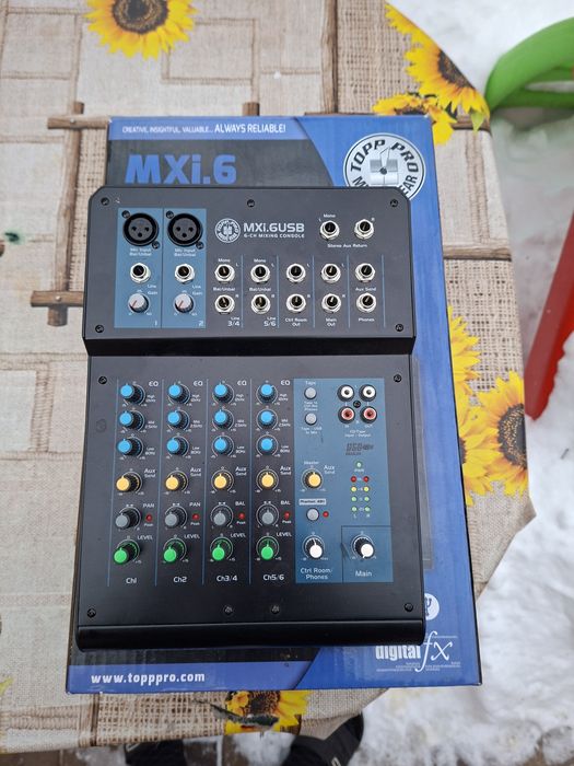 Mixer Audio Profesional Digital Fx