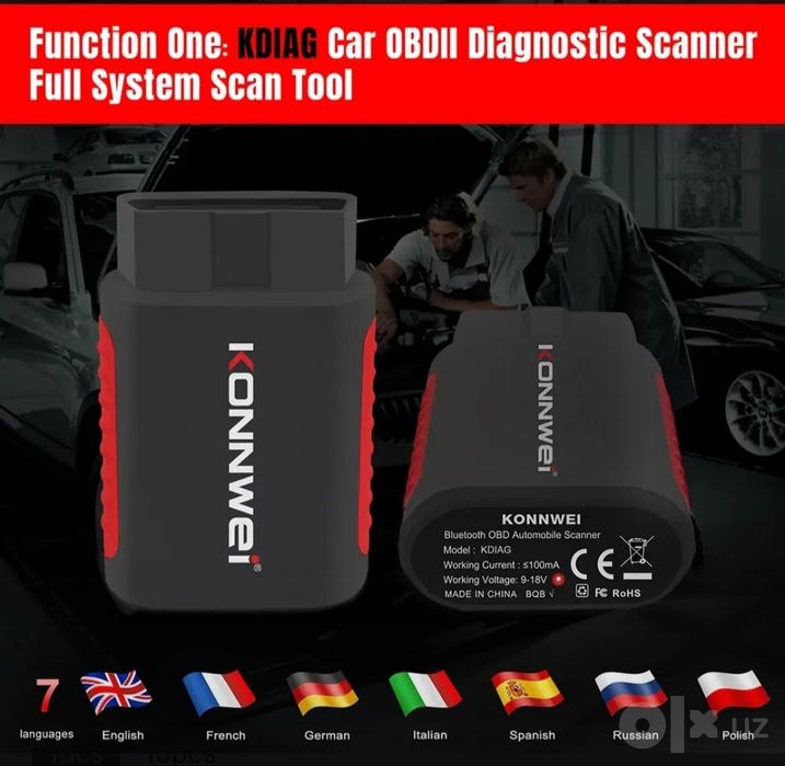 Сканер Kdiag Konnwei OBD2