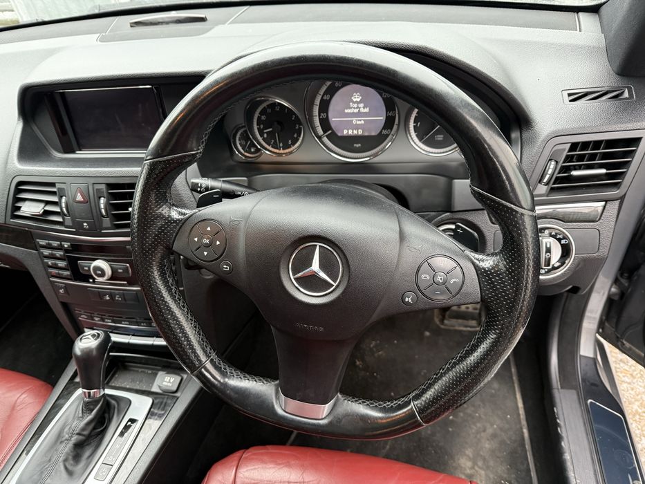 Volan piele airbag sofer padele comenzi Mercedes w204 c class w212 AMG