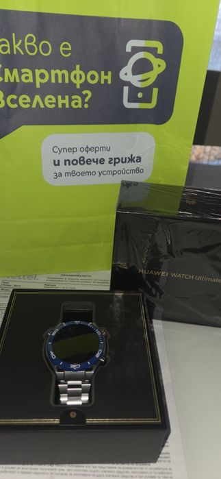 Чисто нов Huawei Watch Ultimate 24мес гаранция