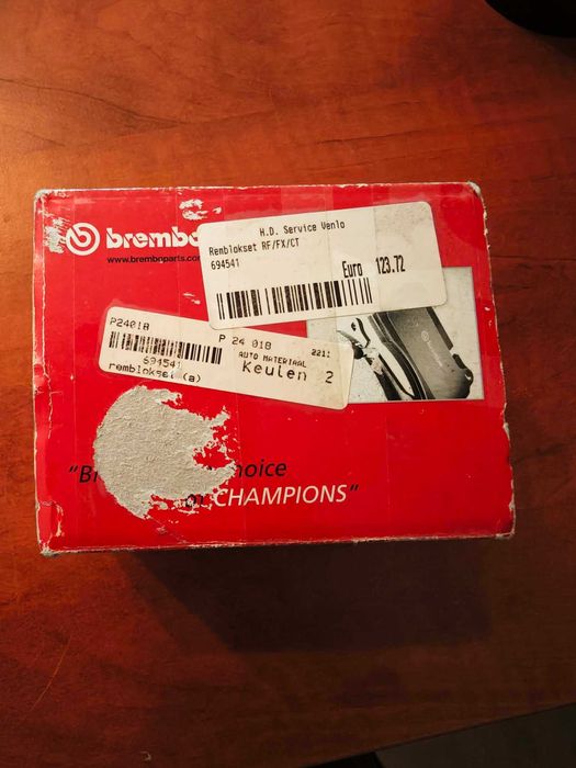 Brembo накладки за Ford.