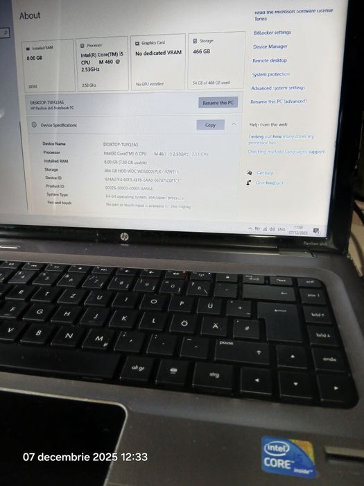 Laptop HP Pavilion DV6 3102sg