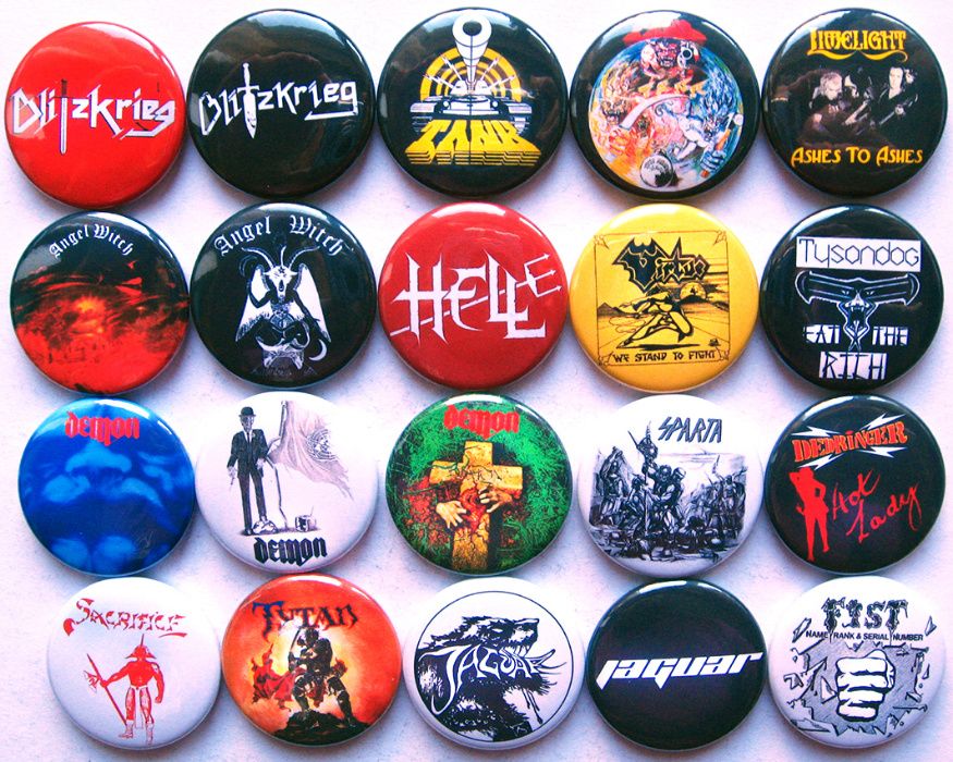 Значки на Slayer, Blind Guardian, Gojira, SDI, Ska и др, 20бр за 20лв