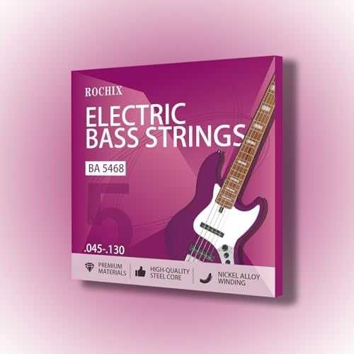 Нови Професионални бас струни 5-струнен сет, богат тон и хармоници