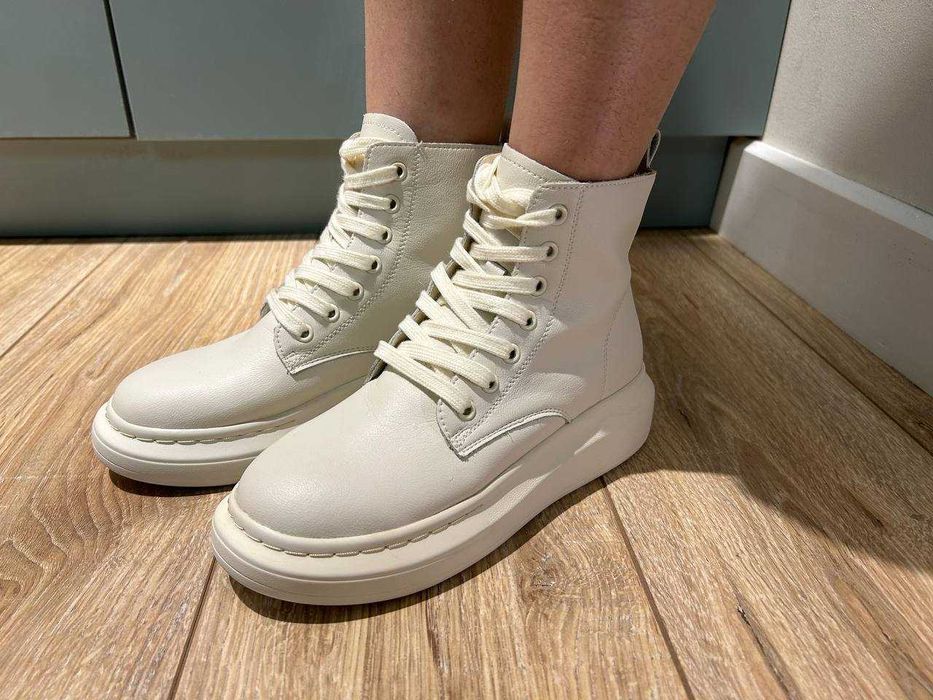 Ботинки кожаные осенние