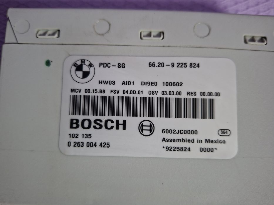 Modul PDC senzori parcare BMW E81 E87 E90 E91 E92 Cod 9225824