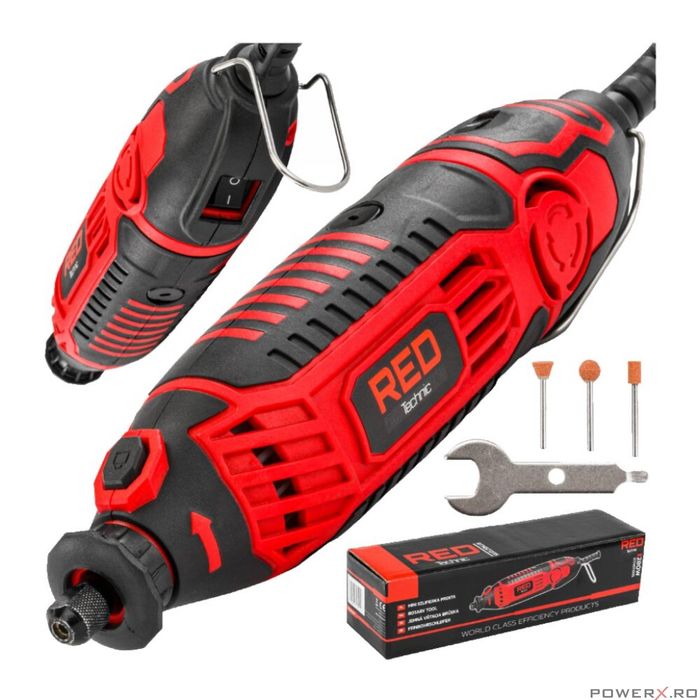 Mini polizor drept, 280 W, Red Technic